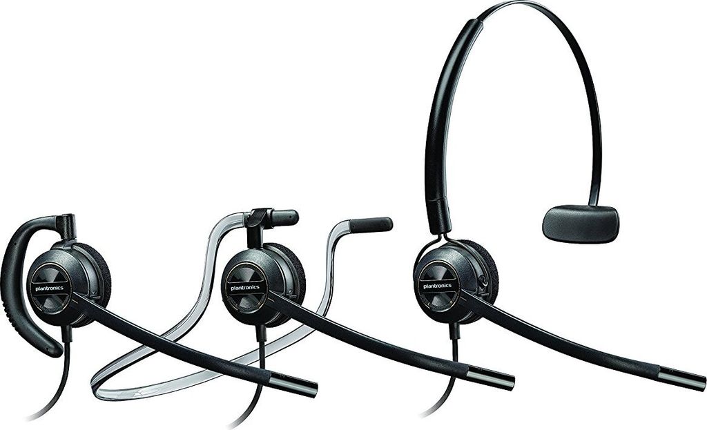 Plantronics EncorePro HW540 - Headset - On-Ear - konvertierbar - verkabelt