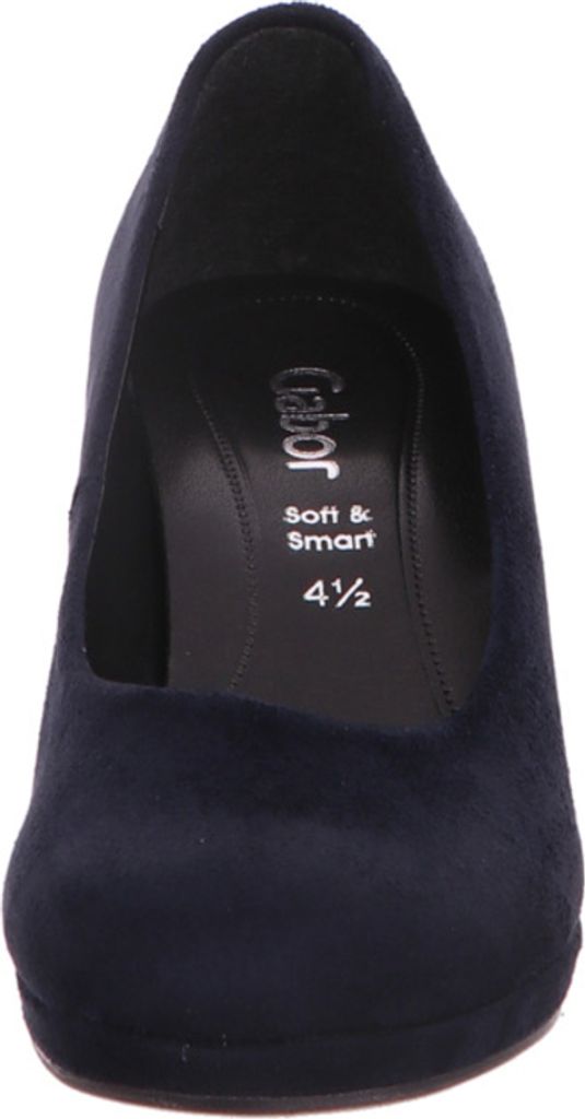 Gabor Damen Pumps, Trotteur bequem blau Gr. 51/2