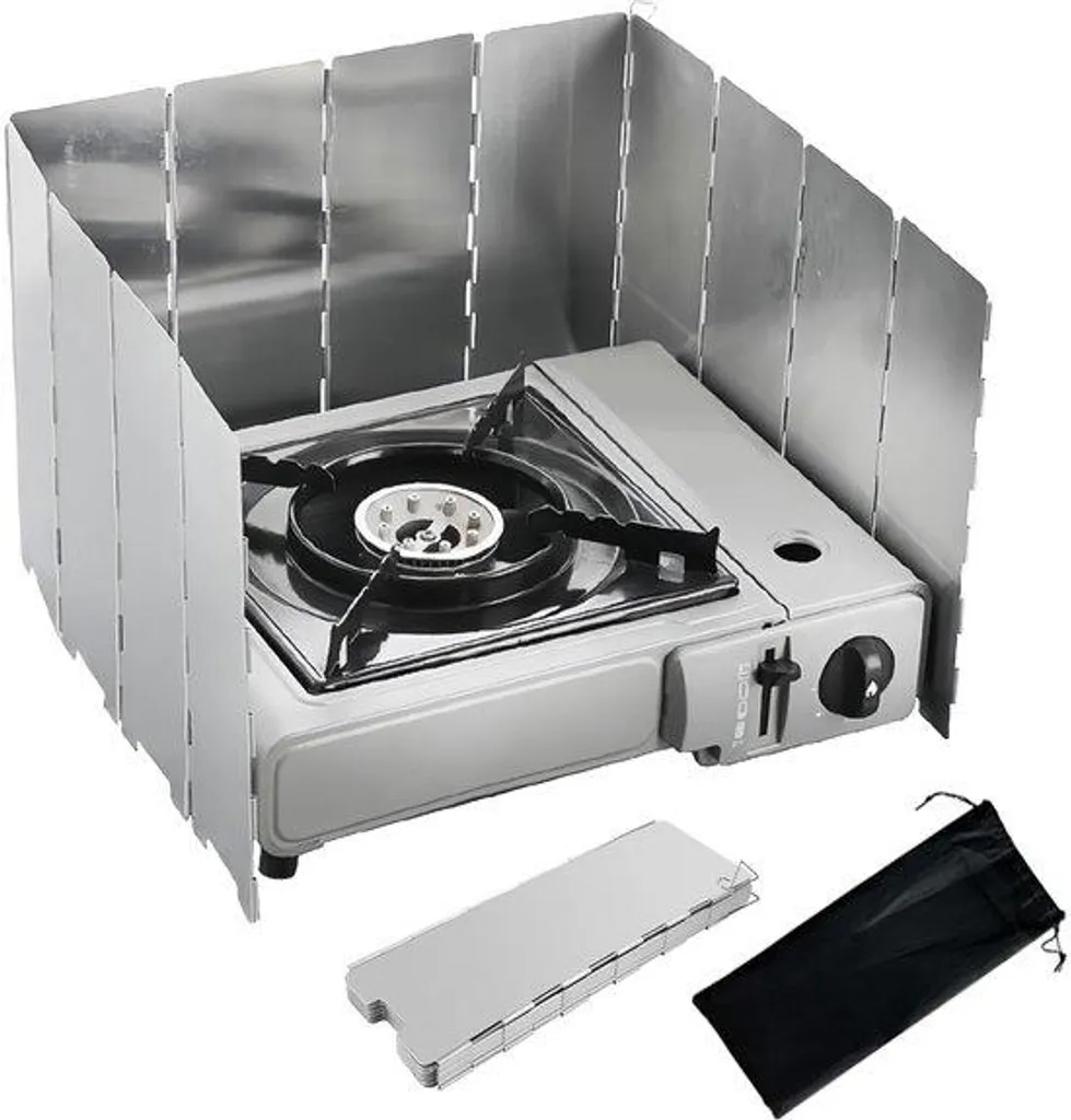 Pare-vent pliable en aluminium léger Modèle Alu-Compact pour Camping