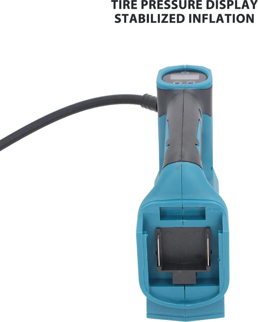 Gonfleur de pneus avec batterie lithium-ion 18V et contrôle LCD précis - 19