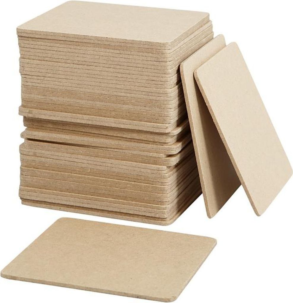 Creativ Company 55761, Štvorec, Prírodný, Jednofarebné, 100 Obrázok produktu 