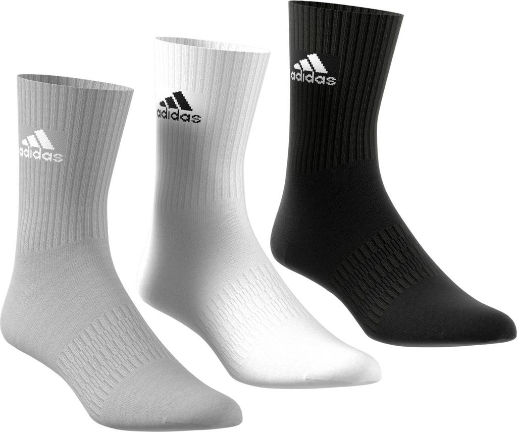 Adidas Cush Crw 3Pp Mgreyh/Mgreyh/Black L Produktbild 