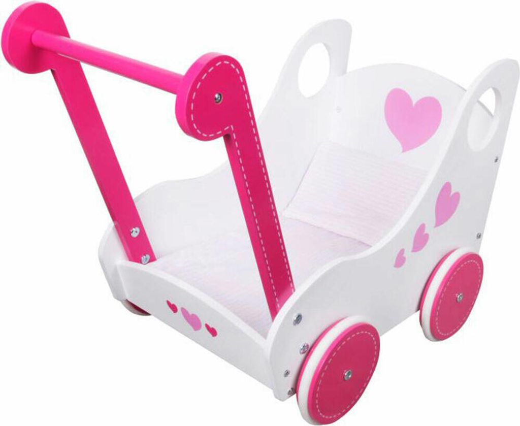 AM Holz Puppenwagen Flora m. Produktbild 