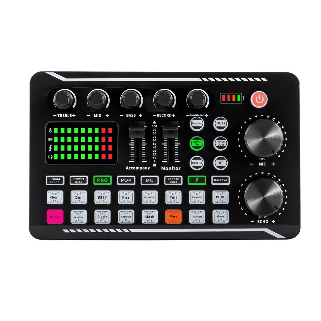Karta dźwiękowa F998 Mikser DJ Studio nagrań i gry 16 Zdjęcie produktu 