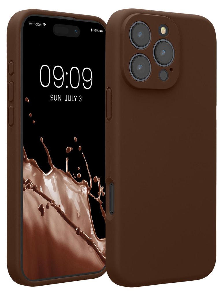 kwmobile Silikon Case für Apple iPhone 16 Pro Max Hülle - Produktbild 