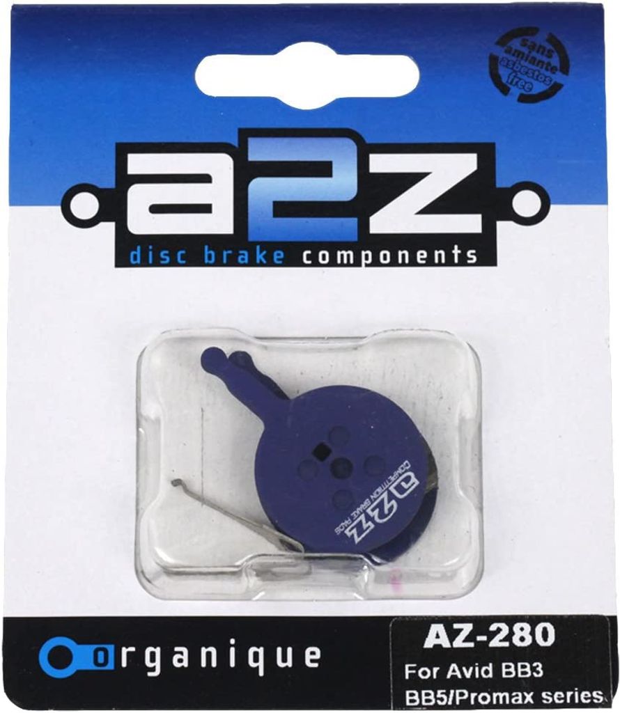 Scheibenbremsbelag A2z Orga Avid Bb5 Az-280 Blau