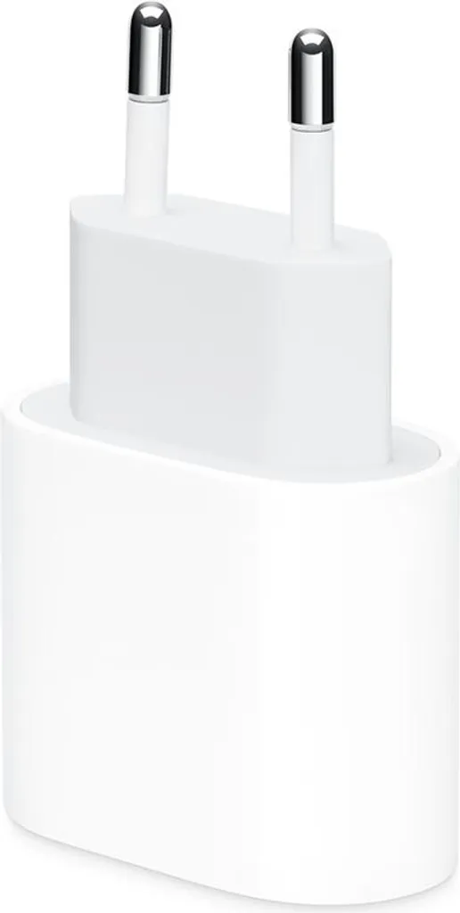 Caricatore iPhone 15/14/13 Apple 20W USB-C Originale - Bianco Lucido