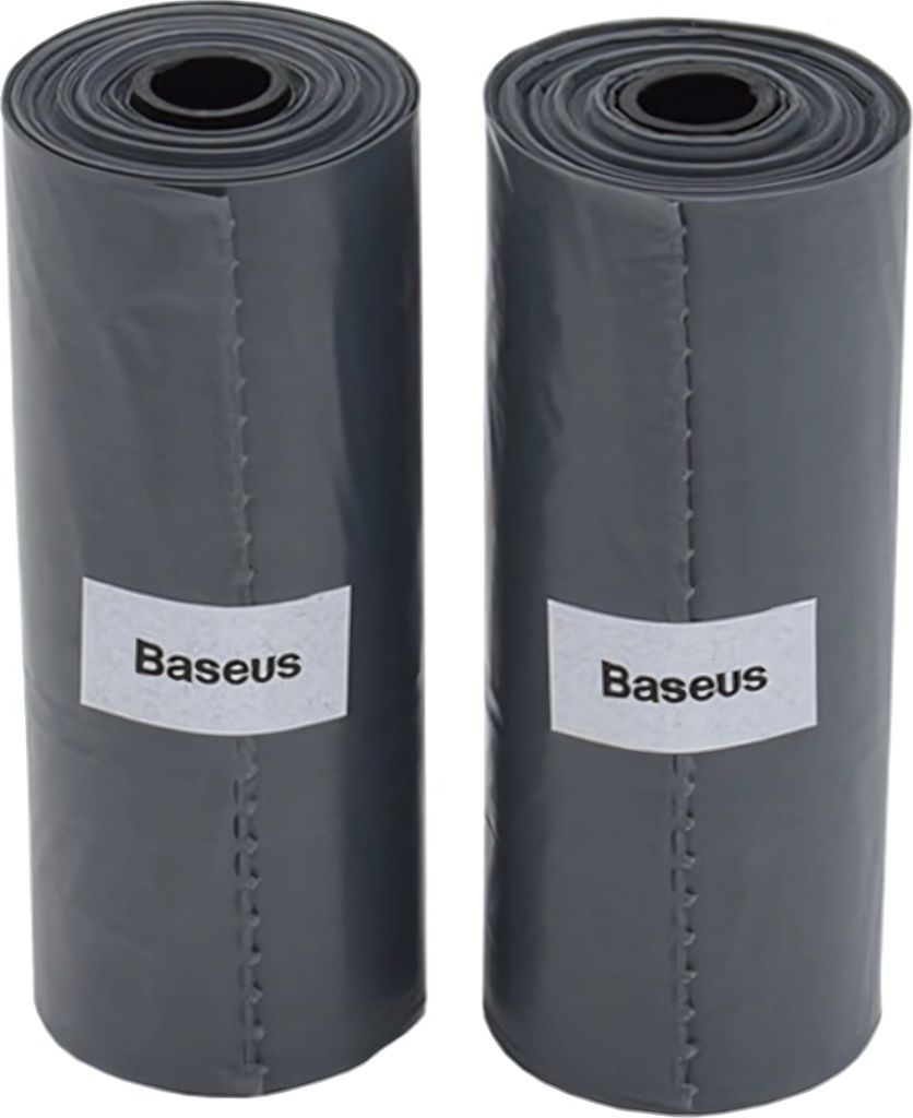 Baseus Gentleman Style Mllbeutel 60 Stck in Grau fr Auto, Bro, Badezimmer KP36784