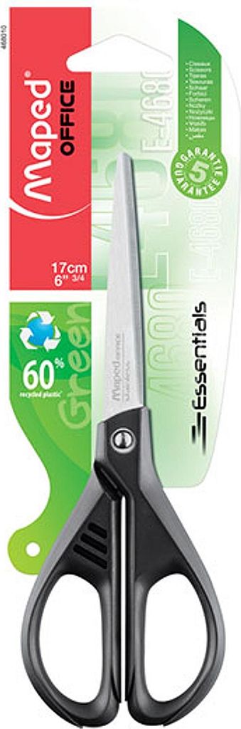 Maped Essential Green, Office scissors, Single, Schwarz, Produktbild 