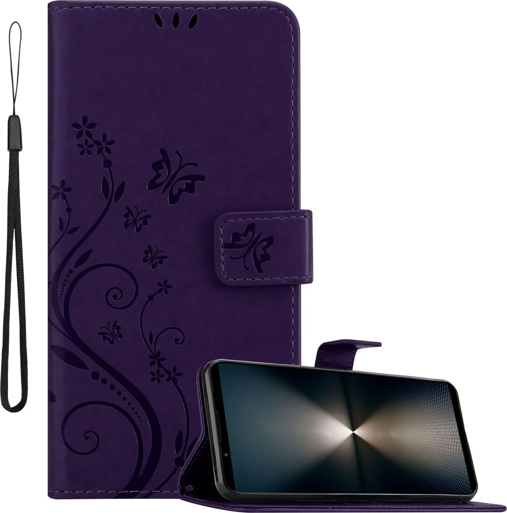 Cadorabo Custodia Flip In Similpelle Per Sony Xperia Z5 – Colore Lilla Bordeaux, Con Chiusura Magnetica E Supporto Verticale