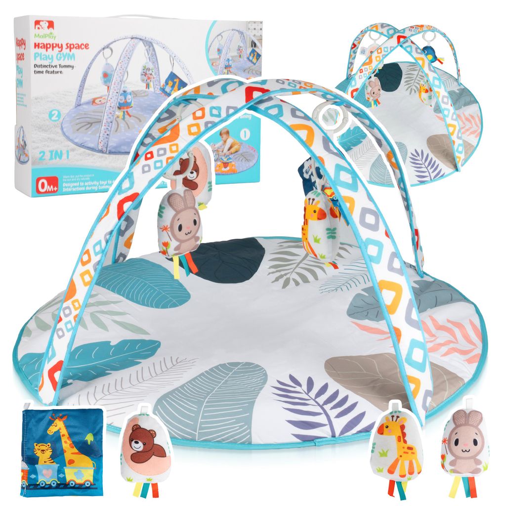 Malplay Lernmatte Spielmatte Spielbogen 2in1 mit Bögen Buch Produktbild 