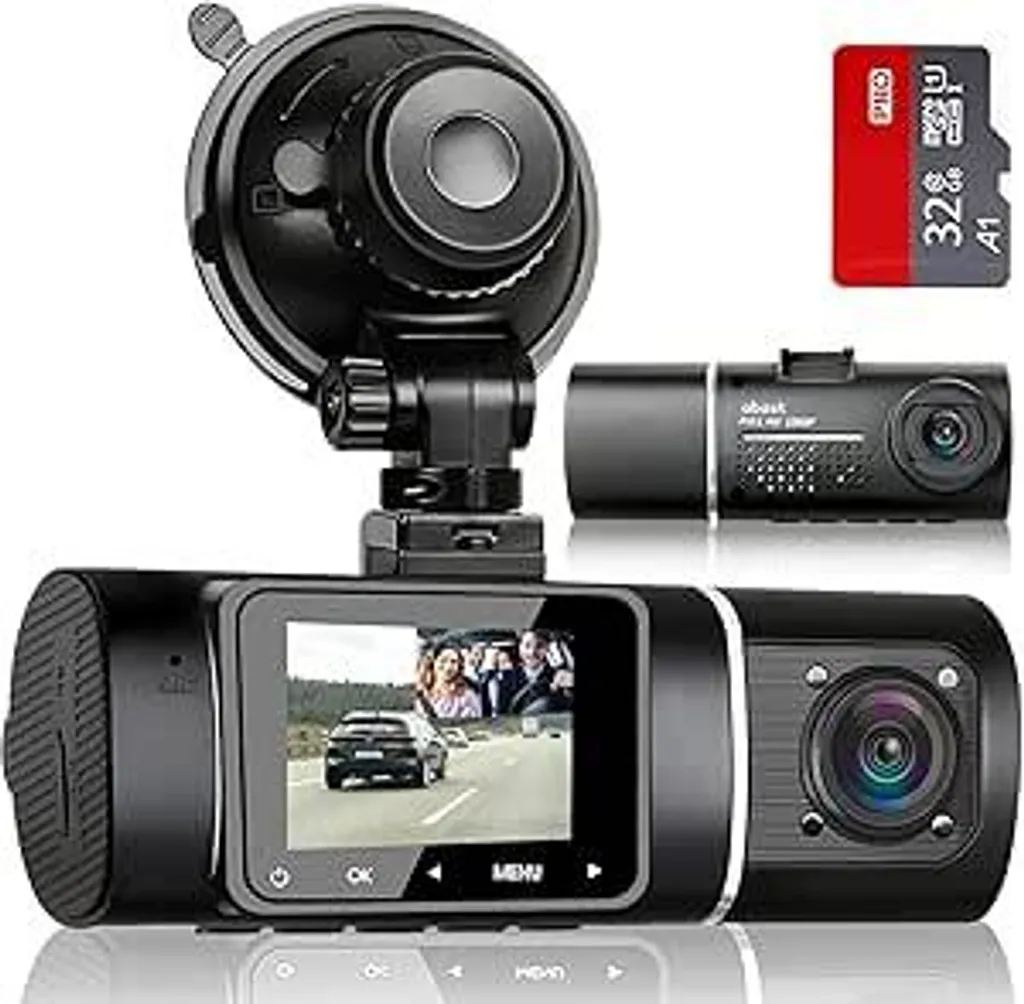 Dashcam 1080P avec vision nocturne et détection de mouvement précise