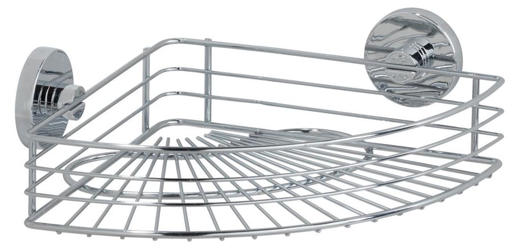 WENKO Półka narożna Półka prysznicowa Półka wannowa Kosz Zdjęcie produktu 
