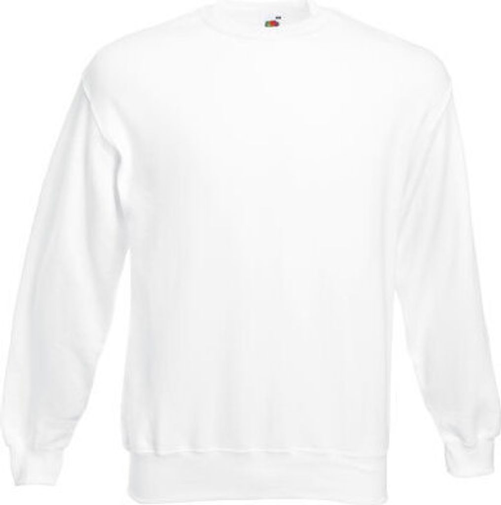 Fruit of the Loom - Classic Set-in Sweat - White - 3XL