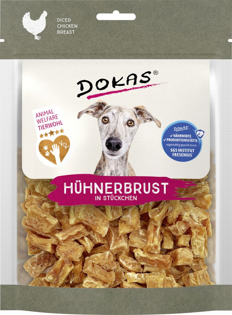 Dokas Hühnerbrust in Stücken 170 g Produktbild 