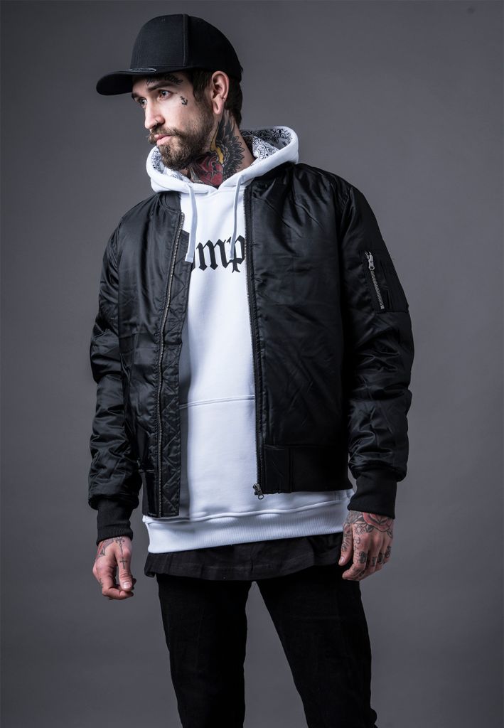Blouson aviateur Bunda Urban Classics Basic, noir - M Image du produit 