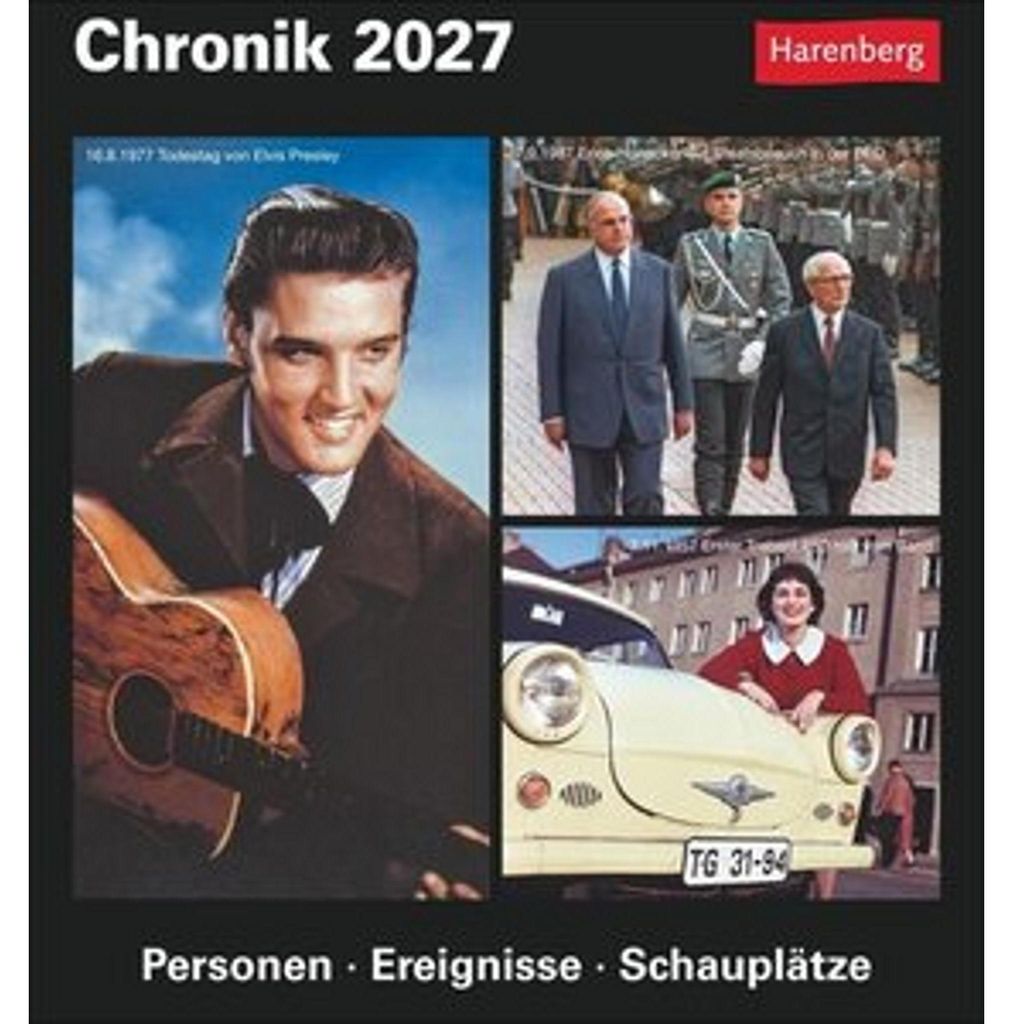 Chroniek dagkalender 2027 - Cultuurkalender - Personen, Productafbeelding 
