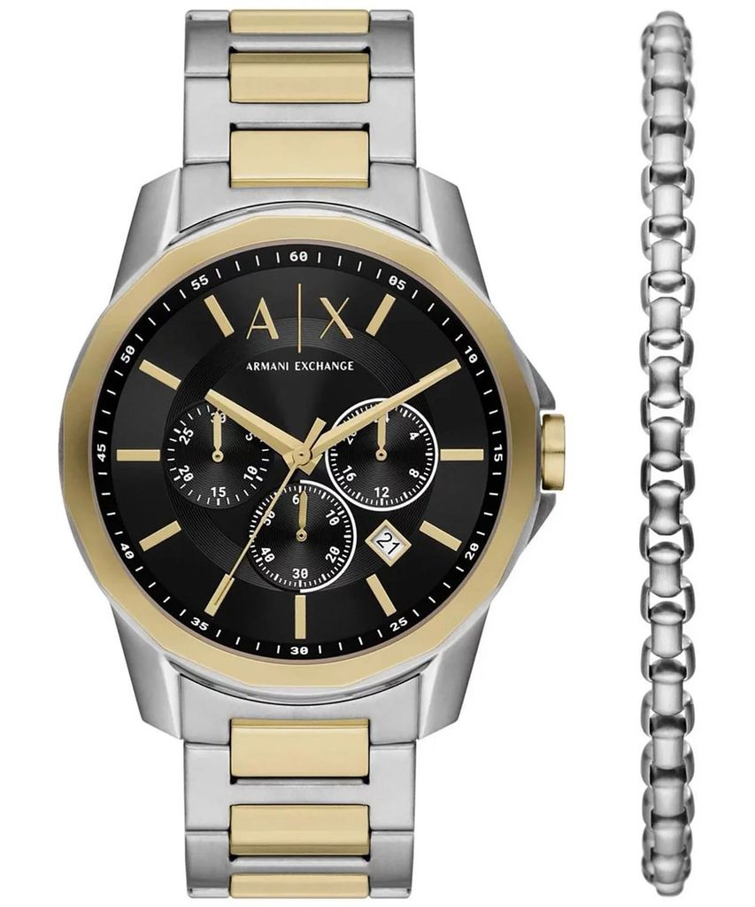 Armani Exchange Banks Cronografo SET da uomo Immagine del prodotto 