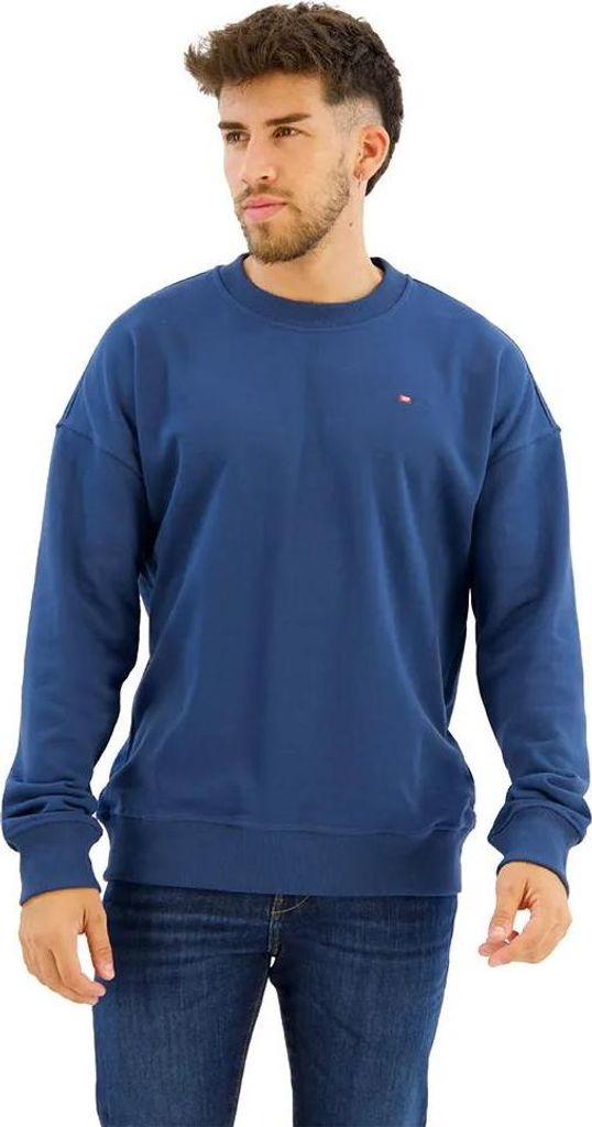 Diesel S Rob Microdiv Sweatshirt Blau S Herren Blau S