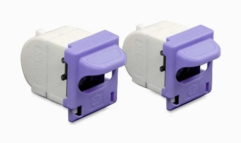 Recharge d'agrafes HP pack de 2 cassettes de 1500 agrafes de bureau