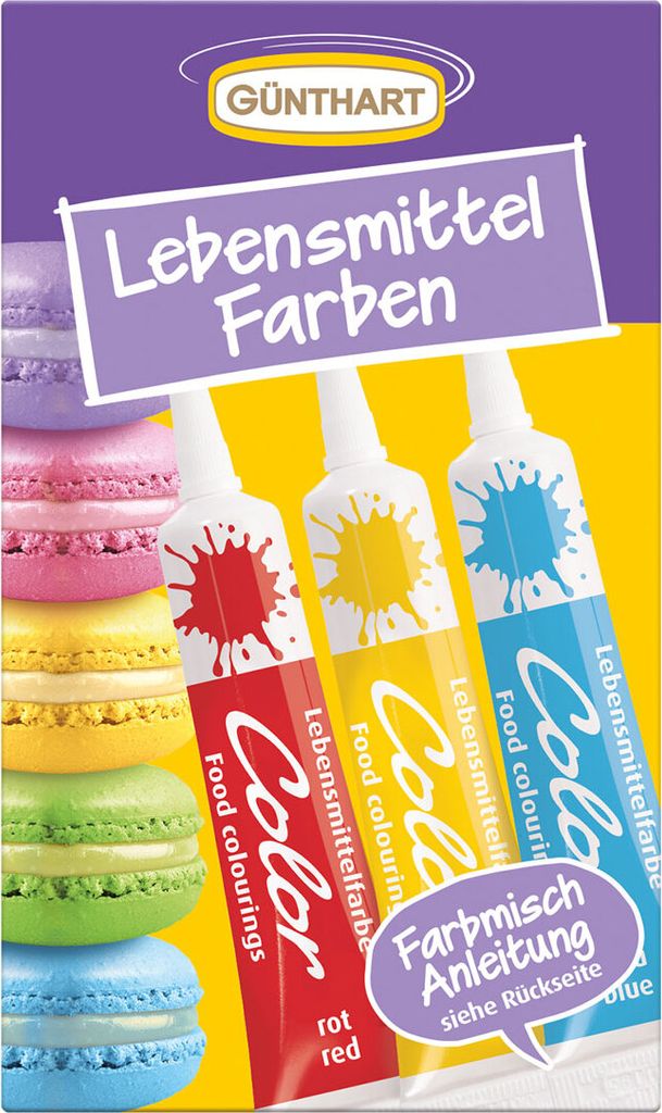 Barwniki spożywcze czerwony, żółty, niebieski 60 g Zdjęcie produktu 