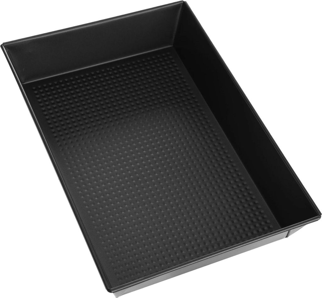 Kuchenform - Rechteckige Backform - Metall - 34x24 cm - Braun