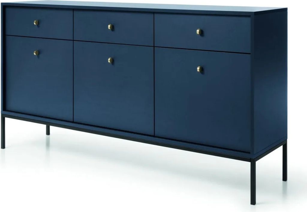 Große kombinierte Kommode ORFEA – dunkelblau