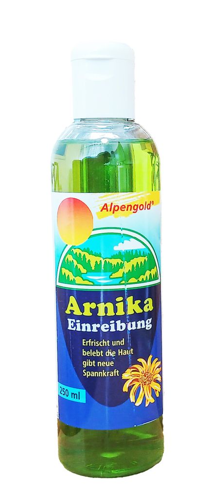 ARNIKA EINREIBUNG 250ml Hautpflege Körperpflege Latschenkiefer-Öl Kampfer Menthol Arnikaeinreibung Massage Pflege Haut Körper 29