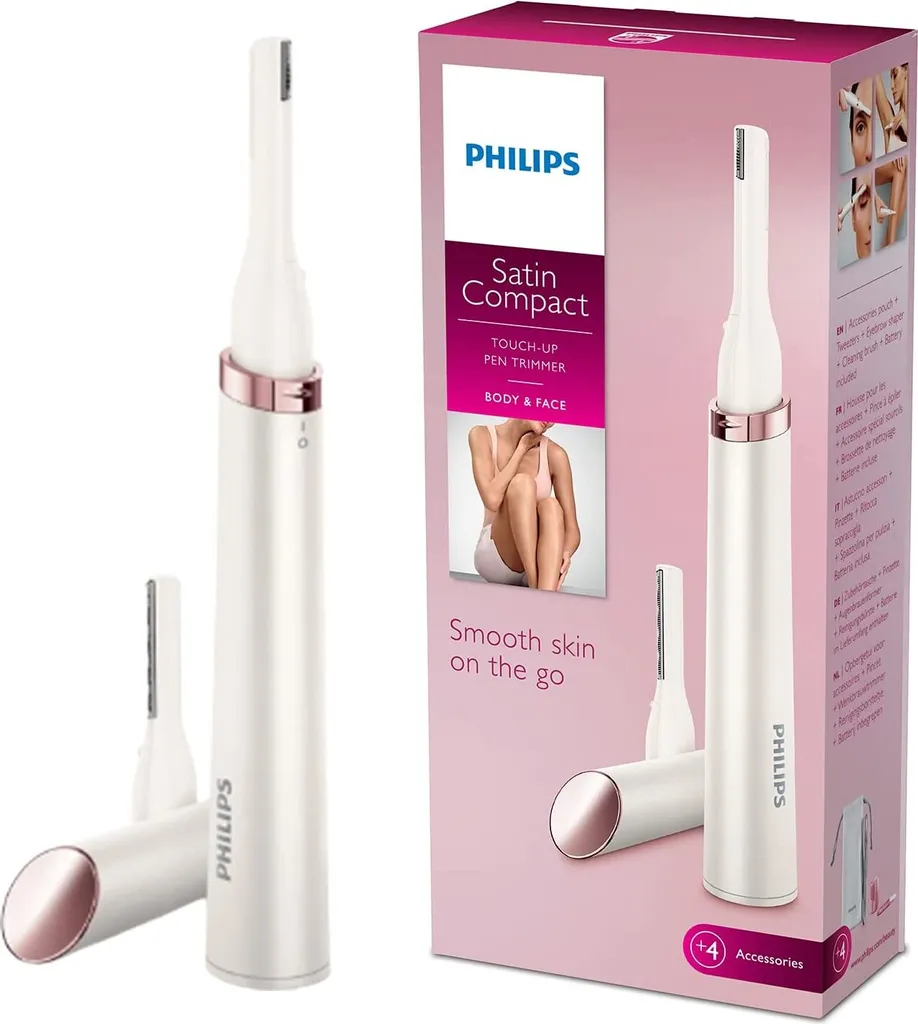 Tondeuse stylo portable sans fil avec pince lumineuse haute précision