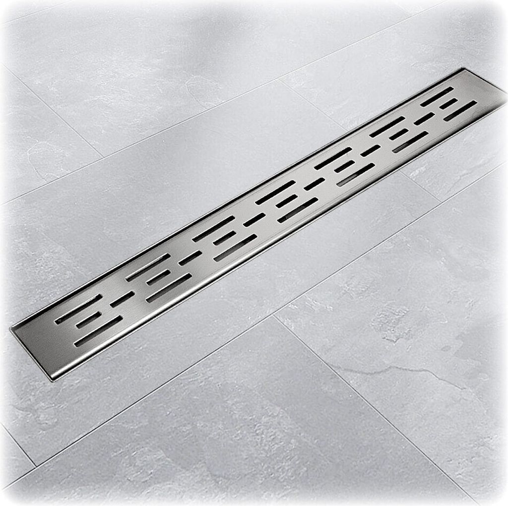 Bituxx Edelstahl Duschablauf Matrix 110cm x 7cm MS-14708