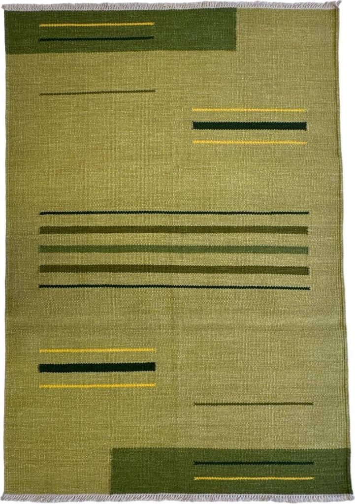 Teppich TOSCANA | Farbe: Lemon; Größe: 90x160 cm | strapazierfähig und leicht zu reinigen | Wohnzimmer | Schlafzimmer