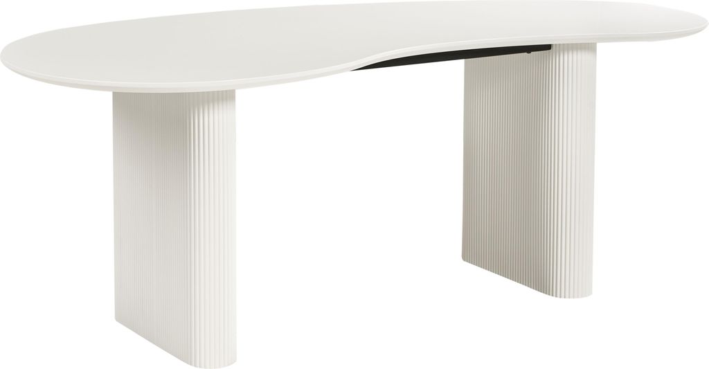 BELIANI Jídelní stůl bílý MDF 198 x 93 cm 8místný Obrázek produktu 