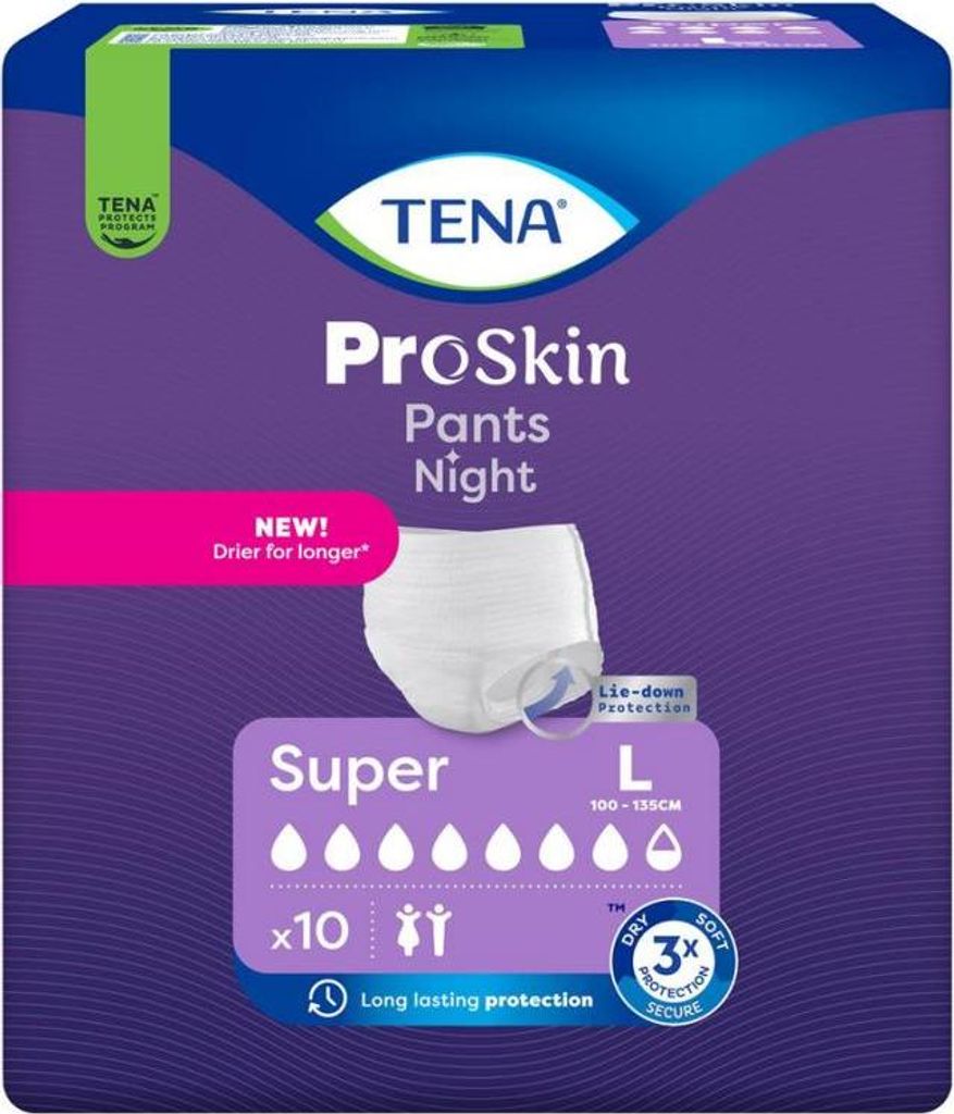 Tena Proskin Pants Night Super Large - 1 paquet de 10 Image du produit 