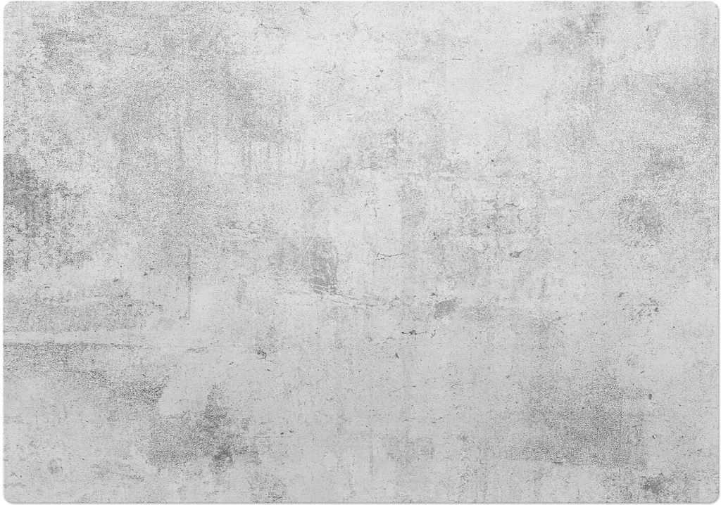 Konkrete Textur – Bodenschutzmatte – Stuhlunterlage 100x70 cm – Rutschfest – Hartbodenmatte