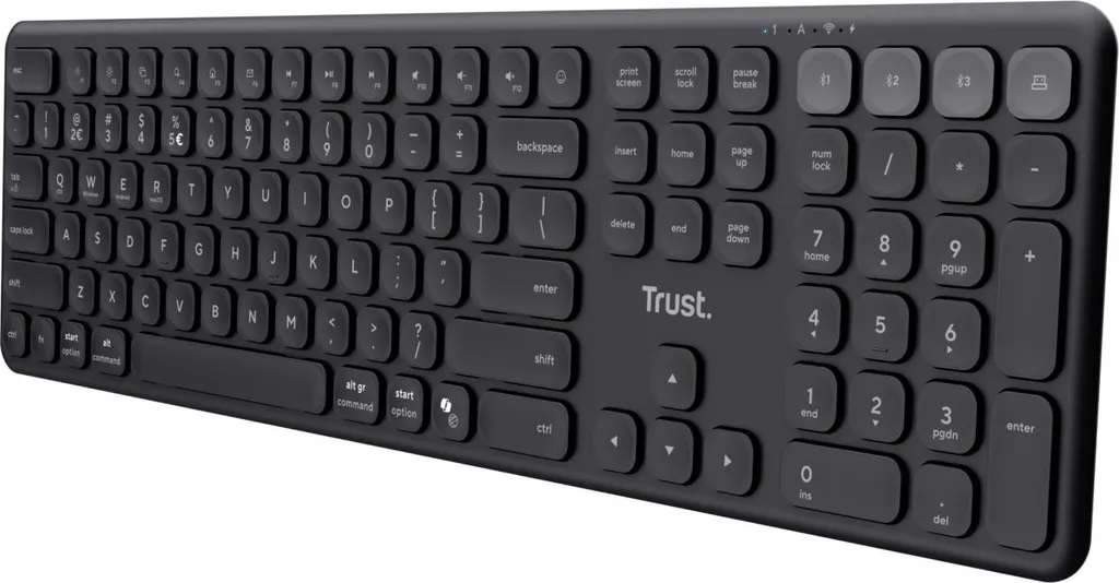 Clavier universel italien Trust Vaiya sans fil pour PC tablette et TV
