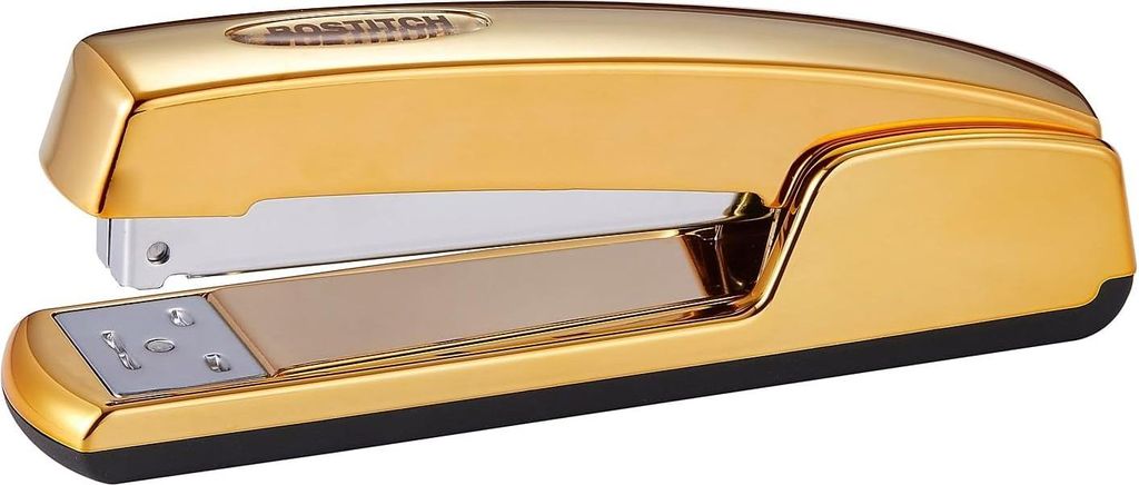 Professionelle Metallheftmaschine - Kapazität 20 Blätter - Gold Chrom (B5000-GOLD)