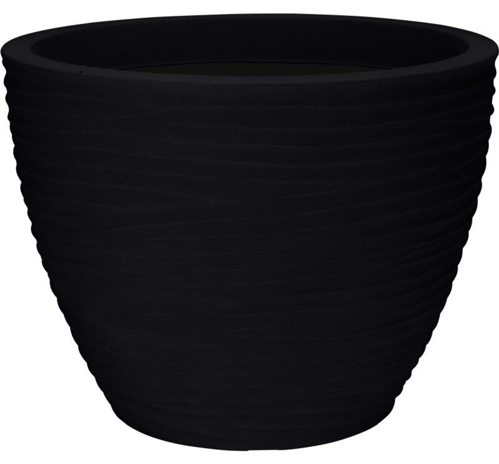 Deko-Blumentopf 50 x 38 cm anthrazit