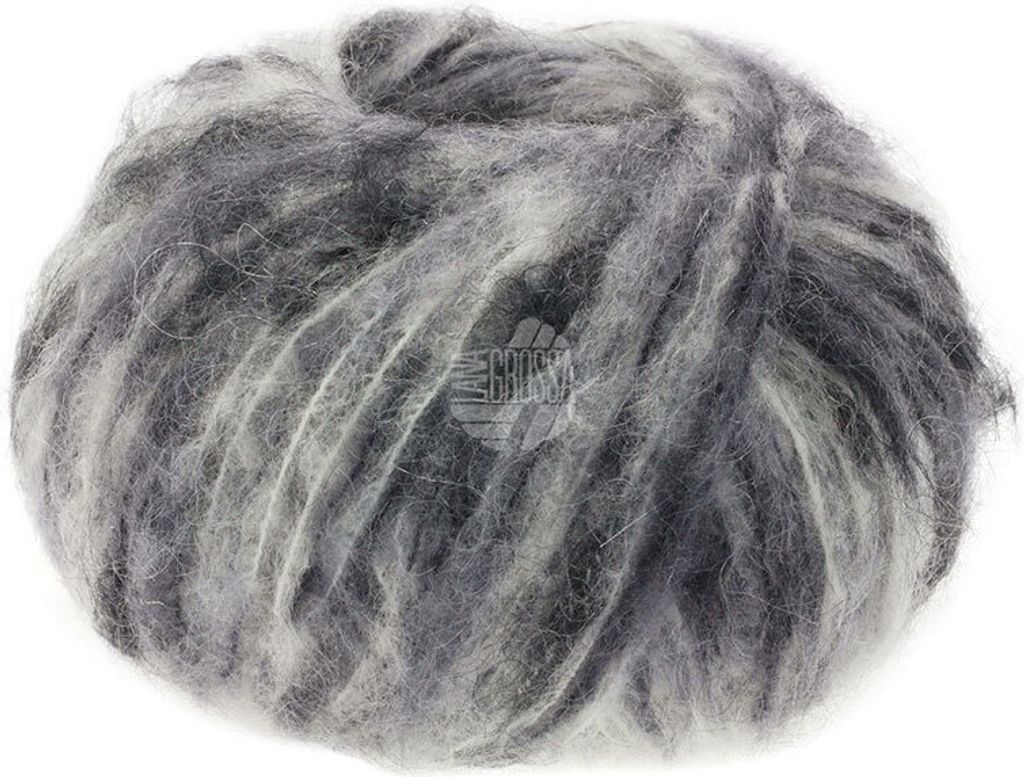 Lana Grossa - Lala Berlin Brushy 0106 rohweiß hell- mittel- Produktbild 