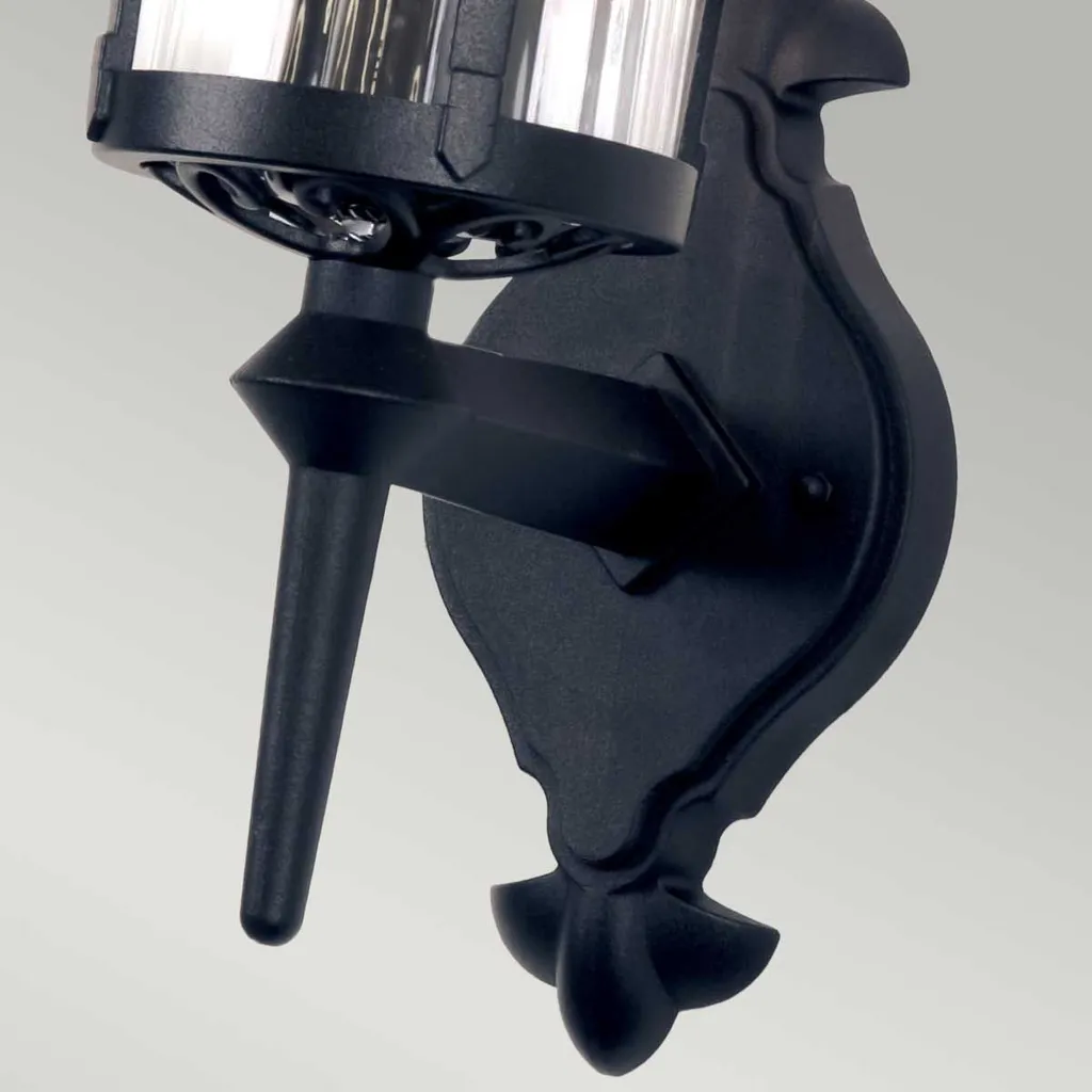 Applique de jardin Hereford noire en aluminium IP44 Elstead E27 - 3