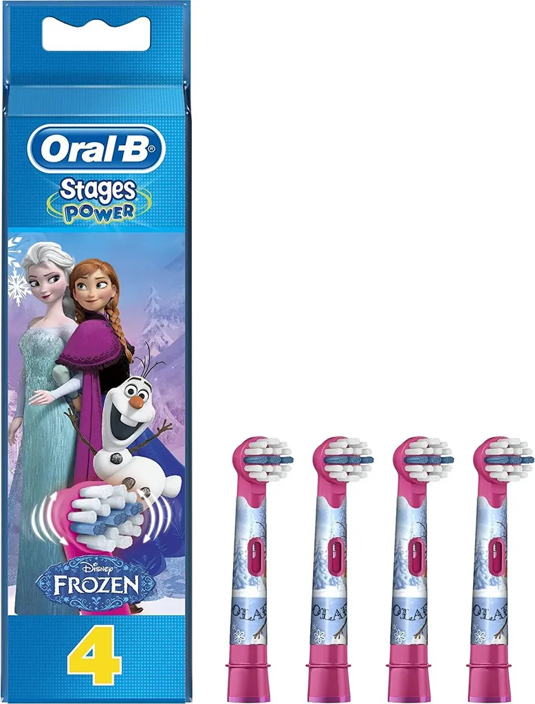Oral-B Stages Power La Reine des Glaces Brossettes de Rechange x4