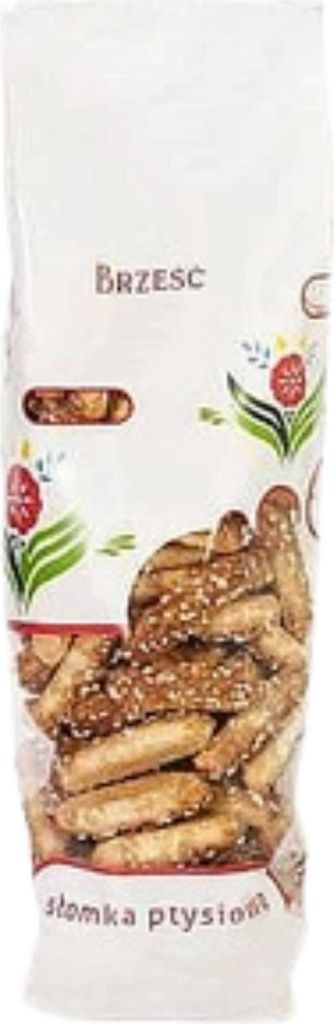 BRZEŚĆ Słomka Ptysiowa z Cukrem Kruche Ciastka Bez Oleju Zdjęcie produktu 