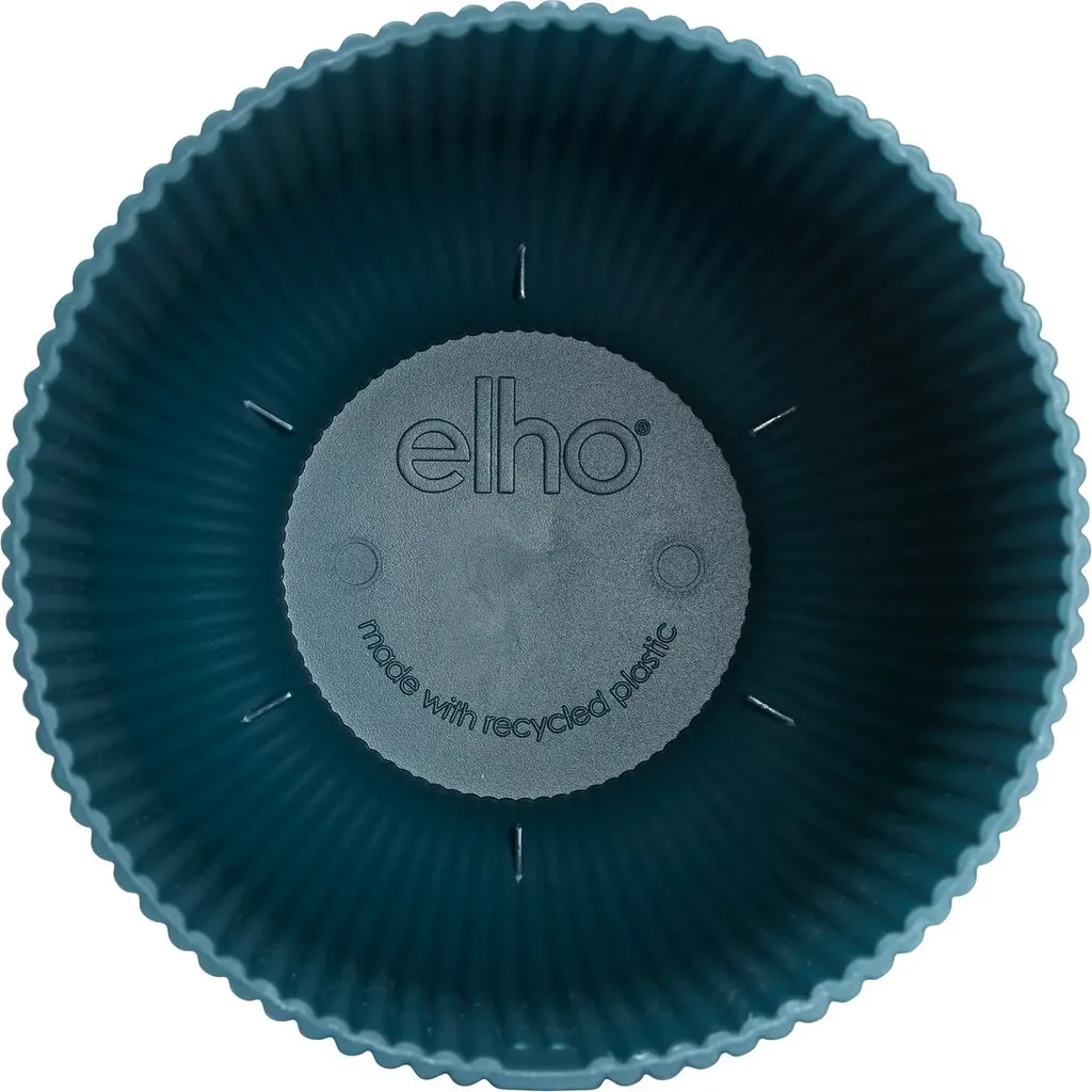 elho® Vibes Cache-pot Fold Cup bleu profond Ø 14 cm en plastique recyclé