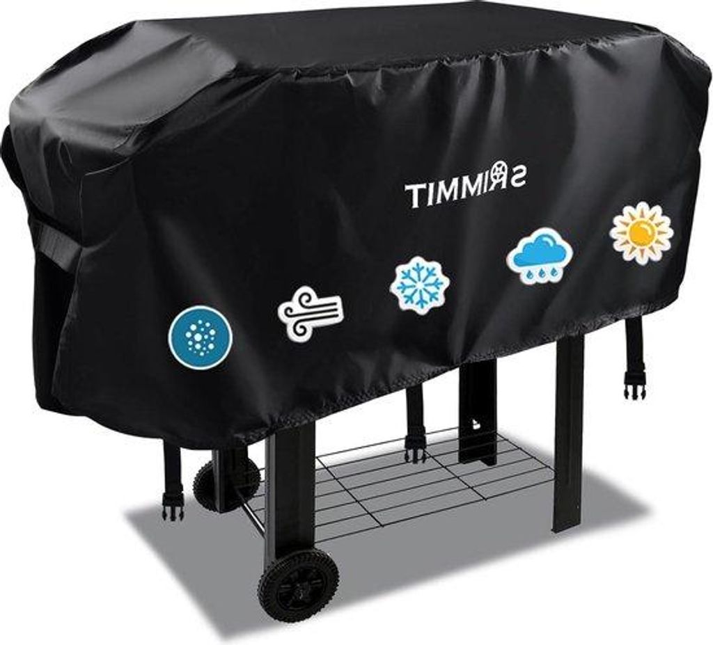 Schwarze Grillabdeckung 36 Zoll wasserdicht für BBQ Grillen im Freien