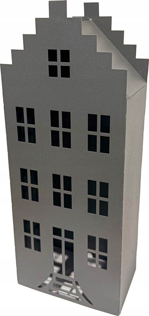 Led Laterne Haus Kerzenlaterne Gross 45 Cm Anthrazit Produktbild 