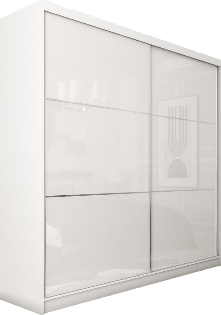 200 cm Kleiderschrank Vena inklusive 2 Schiebetüren Produktbild 