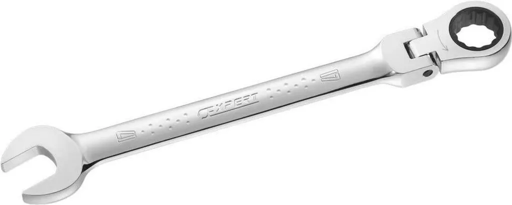 Clé 13 mm articulée avec tête à cliquet EXPERT E110906 robuste - 2