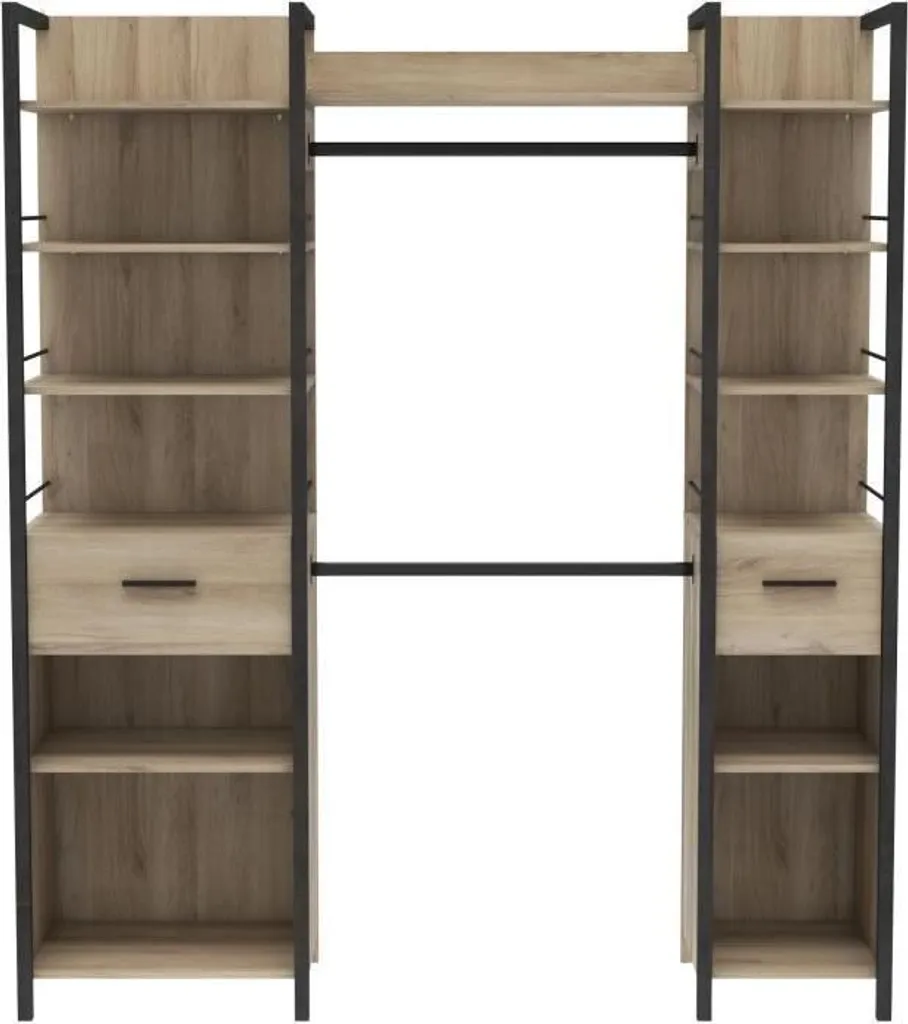 Aménagement dressing extensible RIGA pour chambre et suite 179cm