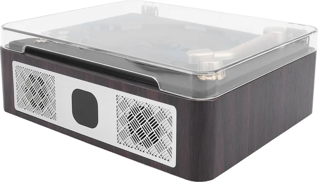 Lecteur CD de Bureau avec Télécommande et Haut-parleurs Stéréo Intégrés