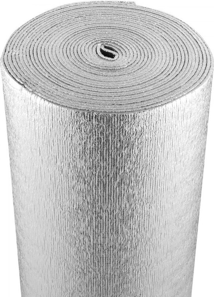 Isolierfolie 15mx122cm - Dämmfolie 5,5mm dick - Thermofolie und Reflexionsfolie - Energiesparen und Wärmeisolierung
