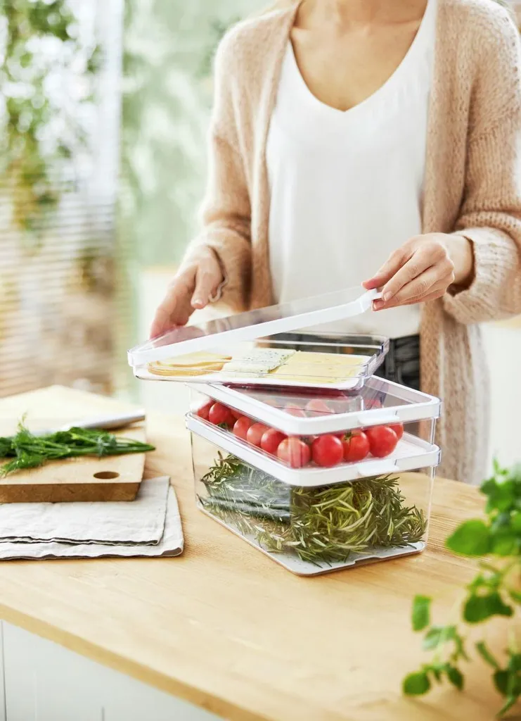 Rotho Cauma Set Contenitori Alimentari Frigo 1.3L+2.6L+4.65L BPA Free - 3